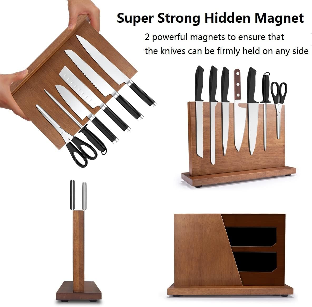 Magnetic Knife Holder Block
