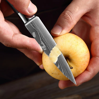 Fruit kitchen knife peeling apple