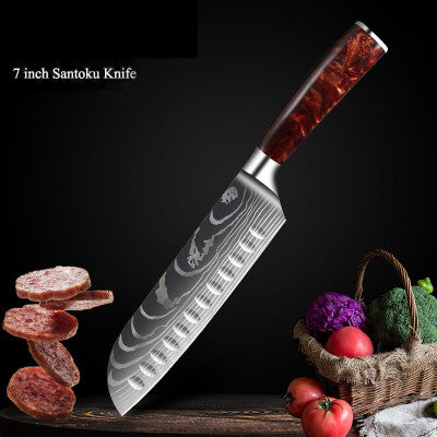 Hand Forged 67 Layers Resin Chef Knife Set