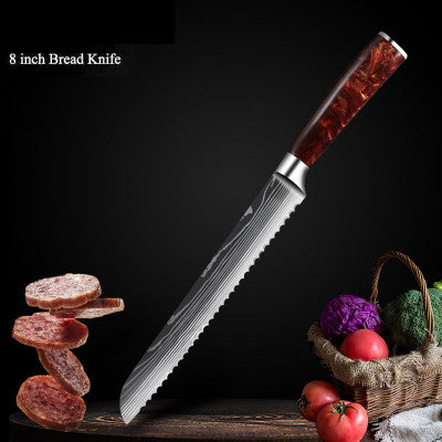 Hand Forged 67 Layers Resin Chef Knife Set