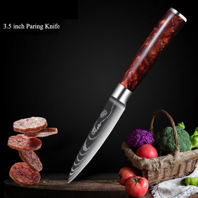 Hand Forged 67 Layers Resin Chef Knife Set